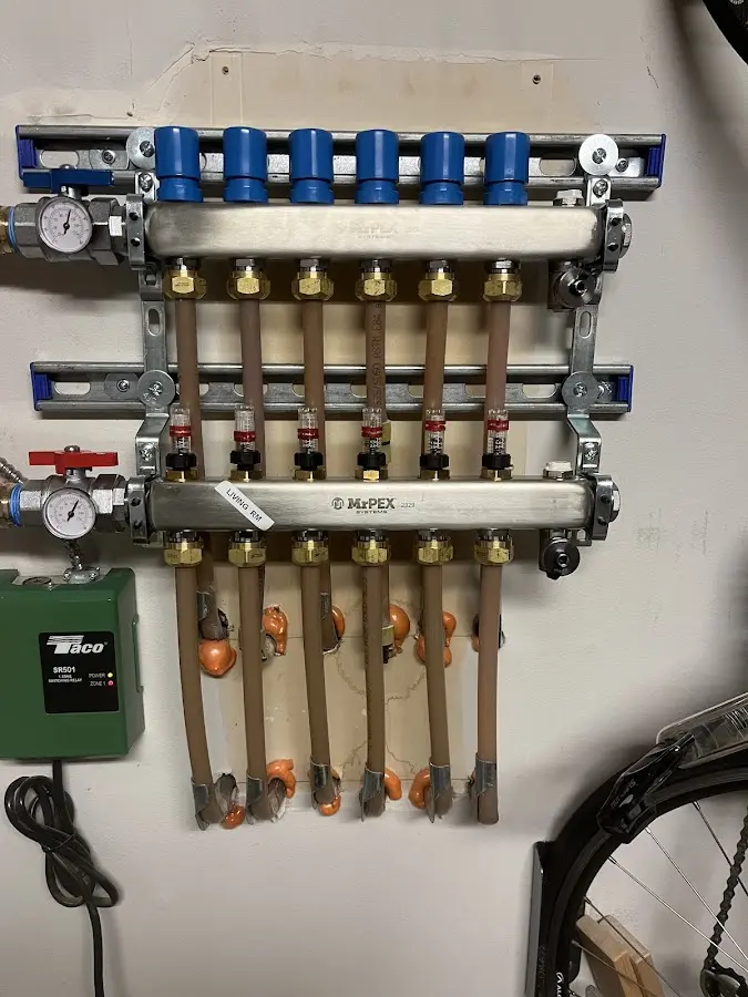 Plumber performing Gas Leak Detection at a residential property in Independence